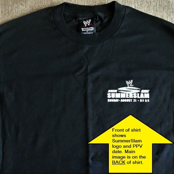 SummerSlam 2005 shirt vintage WWE PPV promo pay per view Hogan Shawn Michaels - Picture 2 of 6
